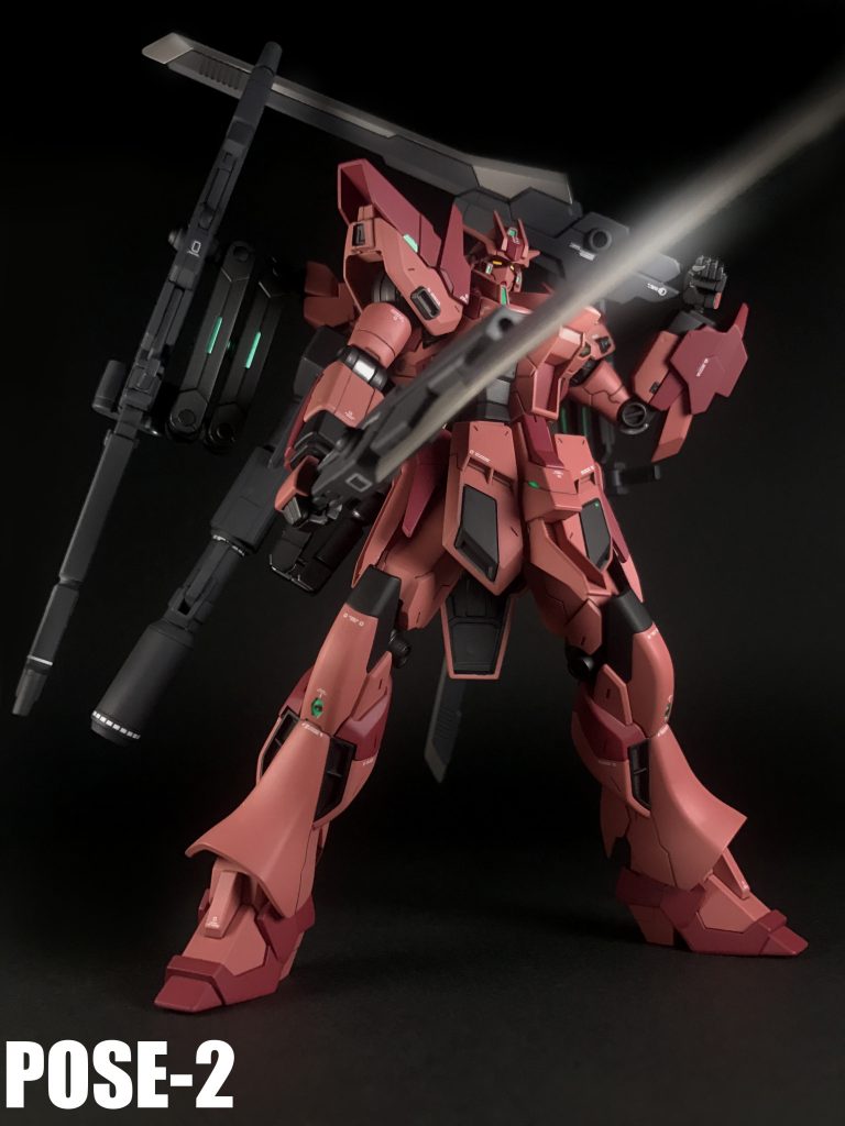 HGシリーズでは少なくなったABS関節ですが、その恩恵でしっかりポージングが出来ます。