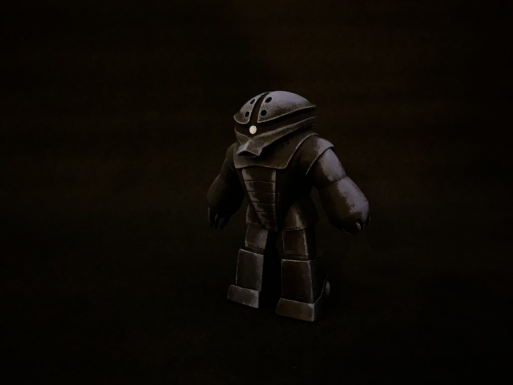 ボックスアートでジオン水泳部員に思いを馳せられているうしろのアッガイを再現。