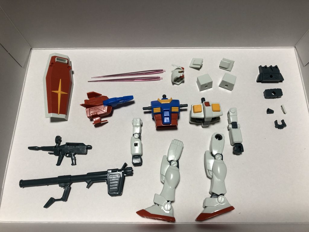 ガンダム最後の仕上げ前の状態