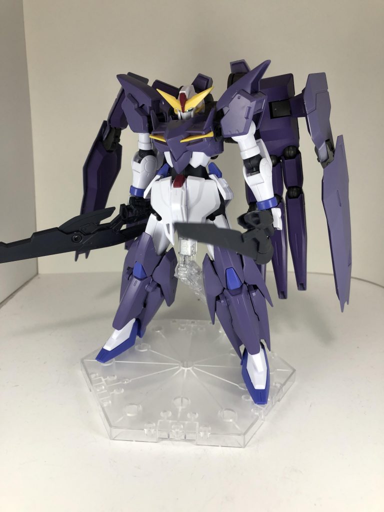 ジャイオーンのバックパックは無改造で取付可能。塗装なしでもこの一体感。