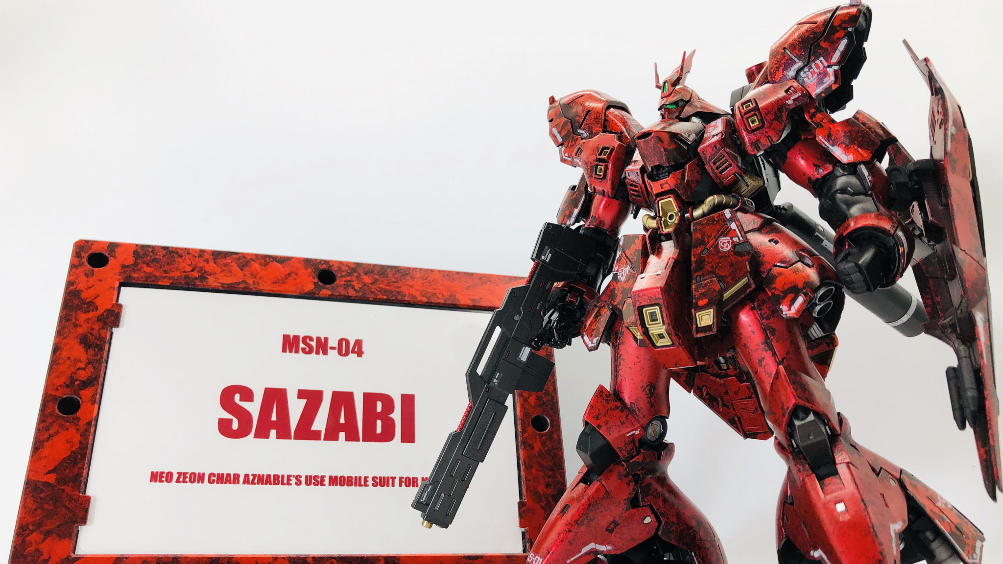 RG1/144 サザビー 全塗装完成品｜daimonjiさんのガンプラ作品｜GUNSTA