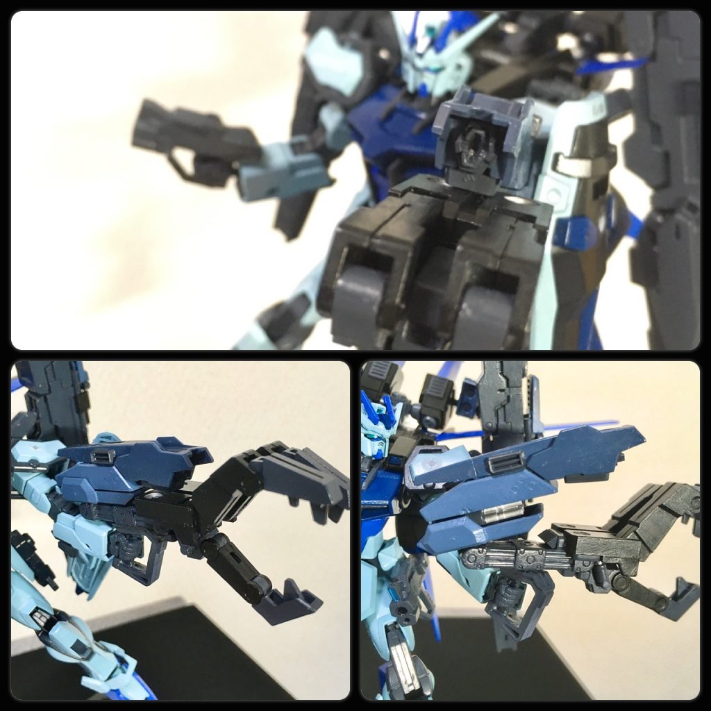 GAT-X370 レイダーに搭載されていた100㎜エネルギー砲『ツォーン』、クロー兼短距離プラズマ砲『アフラマズダ』の機能を集約した手持ち型の試作武装。
ユニット上部にプロトツォーン発射装置を搭載。レイダーに搭載されたツォーンはジェネレーター直結式で速射性の高い装備だったが、本装備は掌底部コネクタ接続式であるため電力供給率は低くなり原型機ほど連射は出来ない。
そのタイムラグを埋める装備としてメインフレームとの間にアフラマズダを3連ガトリング式にした小型プラズマガトリング砲ユニットを装甲カバー内に隠している。
メインフレーム前部には強力な3本のクローを装備。クロー展開時に射線が遮られるのに対応する為、プロトツォーン・ガトリングユニットは基部で上下左右に可動する。
更にグリップ部ごと向きを変えられるので手持ち武装としては可動範囲はかなり広くなっている。