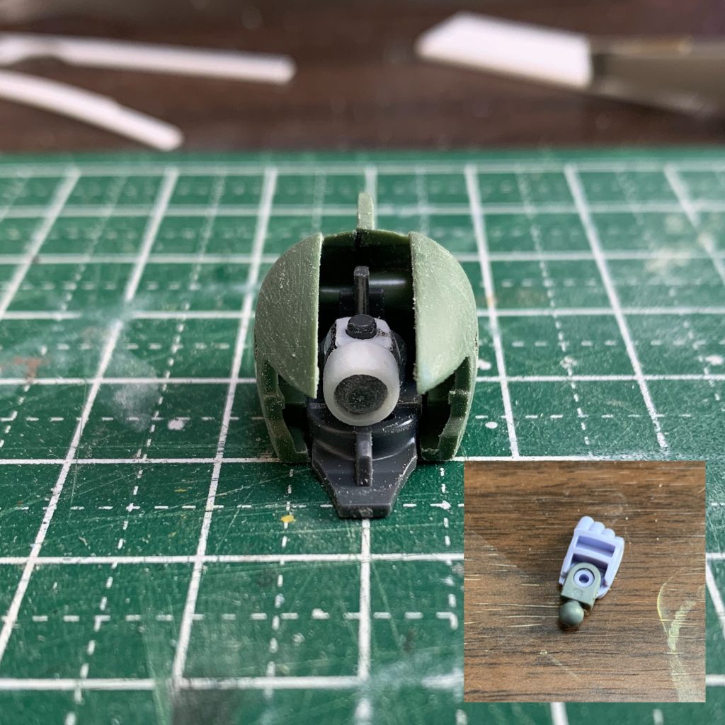 モノアイにはギャンの手首を使いました