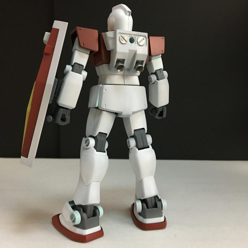 HGUC RGM-79 ジムの黒とグレー立ち上げ塗装–2枚目/制作者：ogagaga