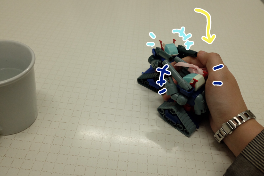 ほーら、捕まえちゃったよ〜〜