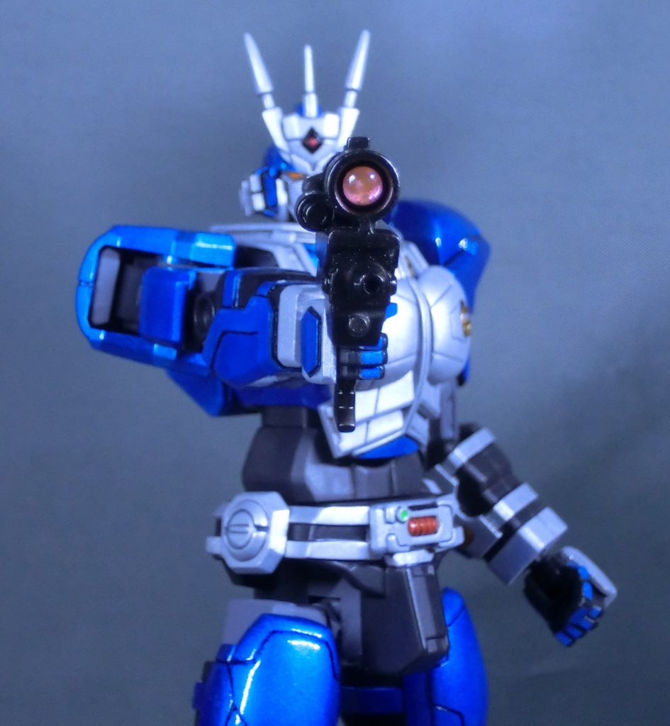 仮面ライダーG3ガンプラ化「G3ガードフレーム」(武装ver.)–5枚目/制作者：紫　紫希人