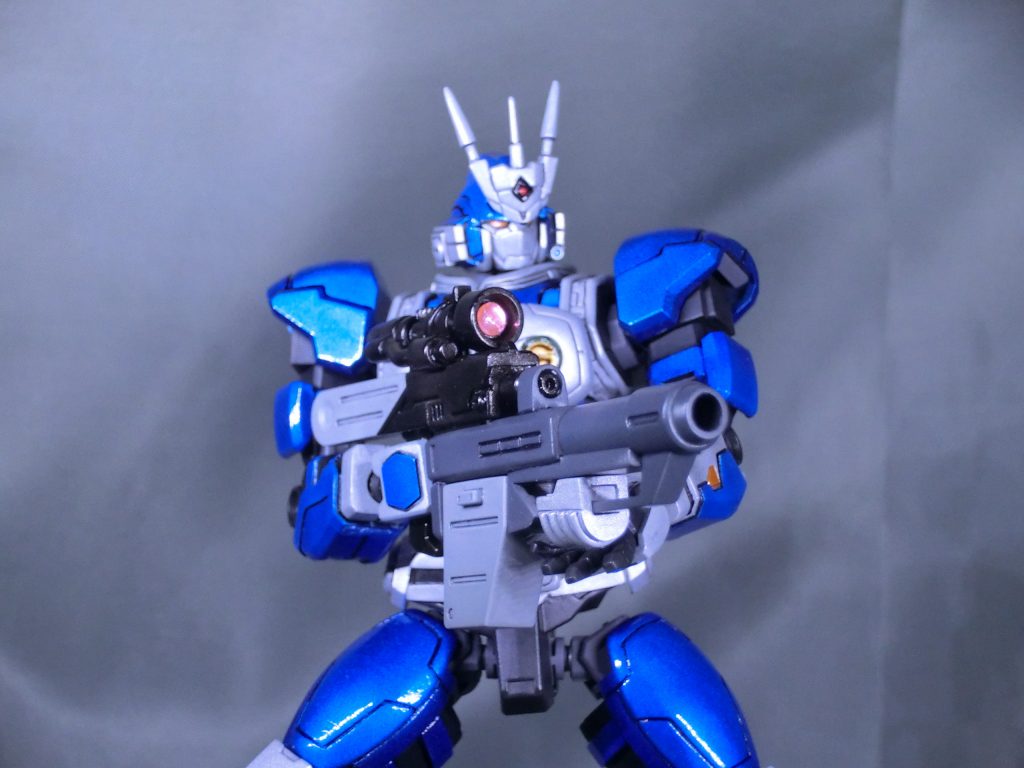 「GM-01 スコーピオン」に連結して使用するグレネードランチャー「GG-02 サラマンダー」を独自解釈により再現した『GGP-02』