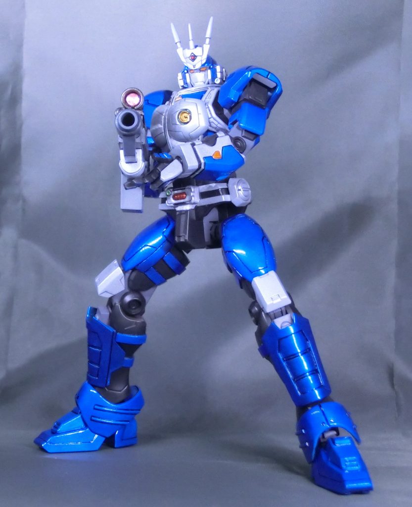 仮面ライダーG3ガンプラ化「G3ガードフレーム」(武装ver.)–7枚目/制作者：紫　紫希人