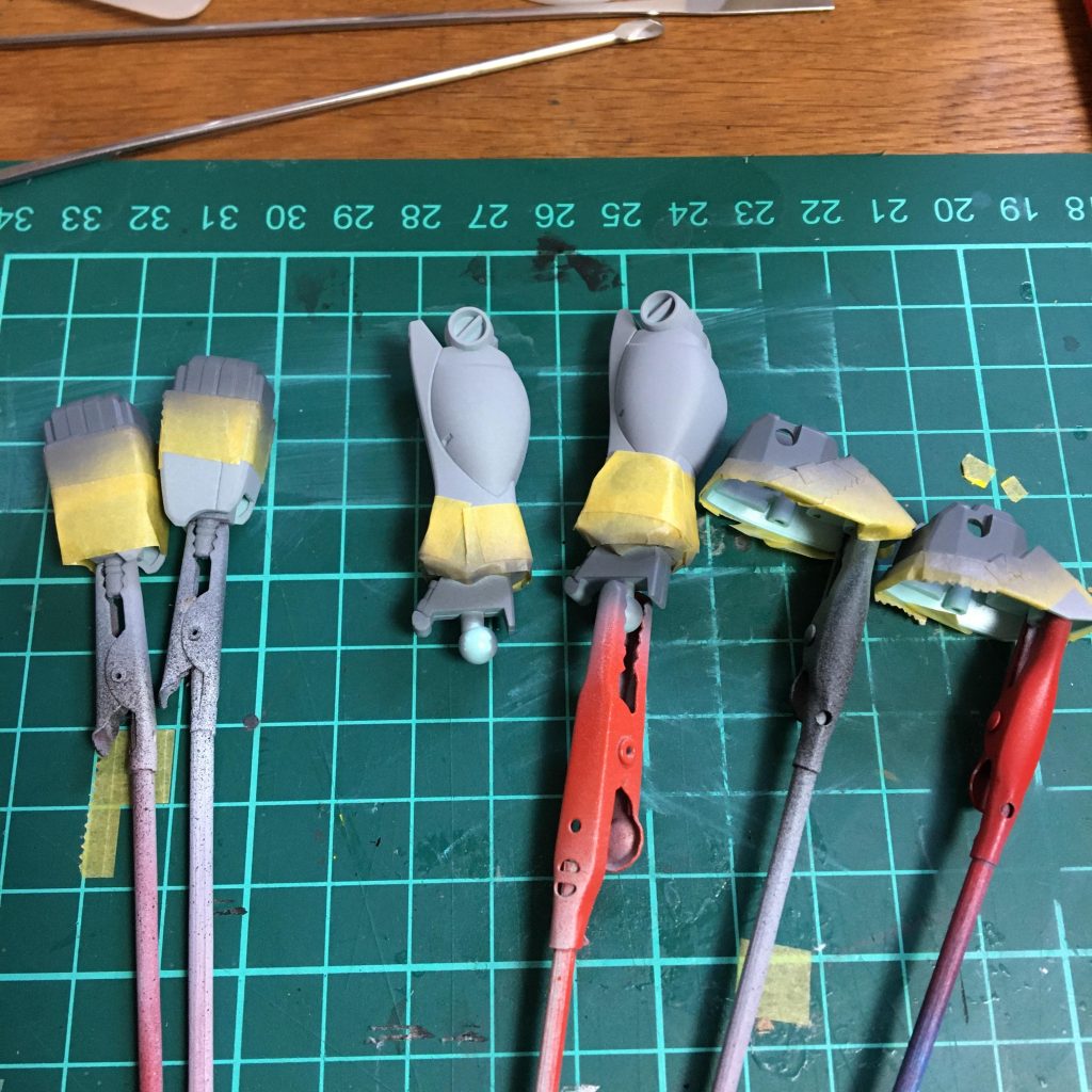 HGUC RGM-79 ジムの黒とグレー立ち上げ塗装–2枚目/制作者：ogagaga