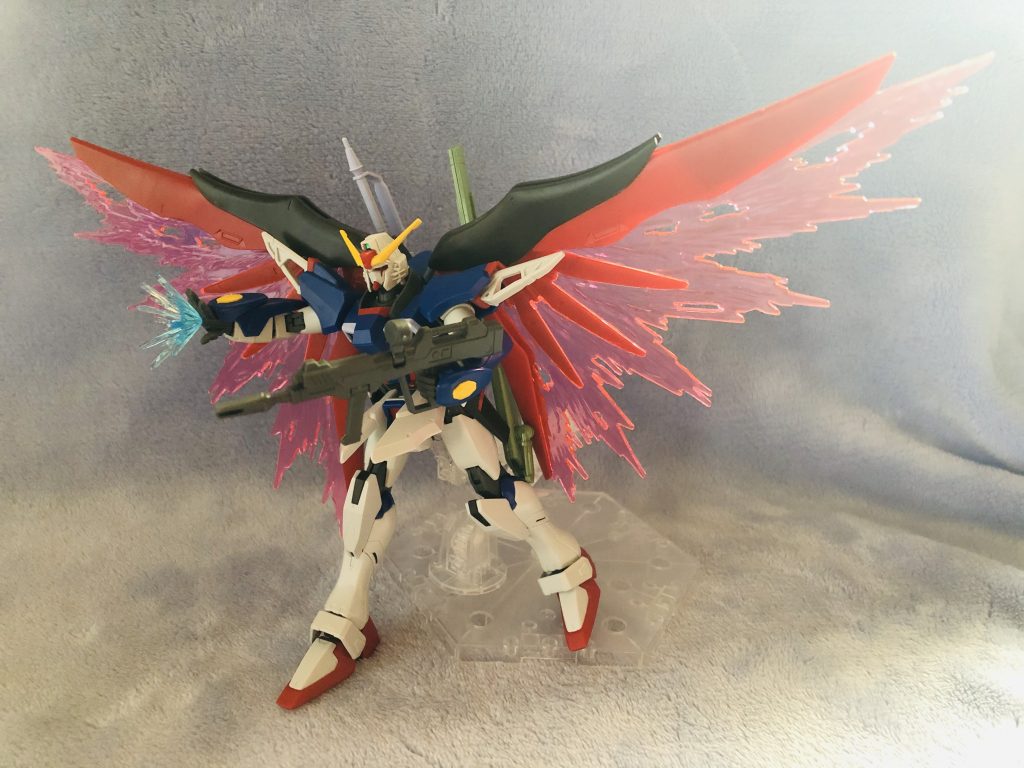 ビーム砲を出しながらの左手には銃