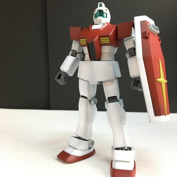 HGUC RGM-79 ジムの黒とグレー立ち上げ塗装