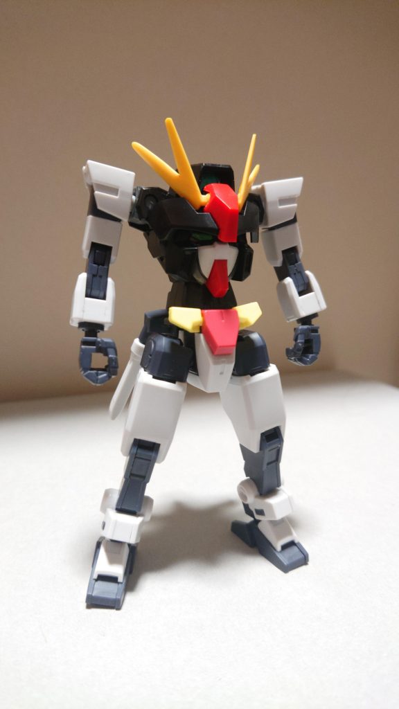 フェイスⅠの正式後継機として開発された機体と言う設定で作り、フェイスパーツを変え、アンテナを４本に増設しました。