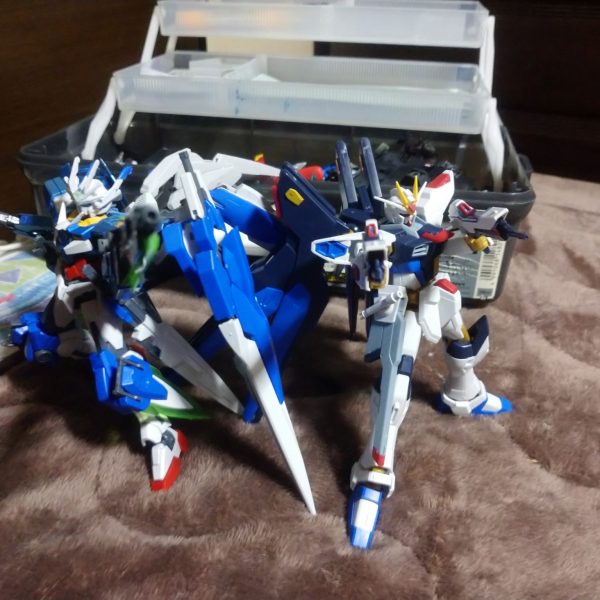 ストライクフリーダムガンダムとのツーショット！