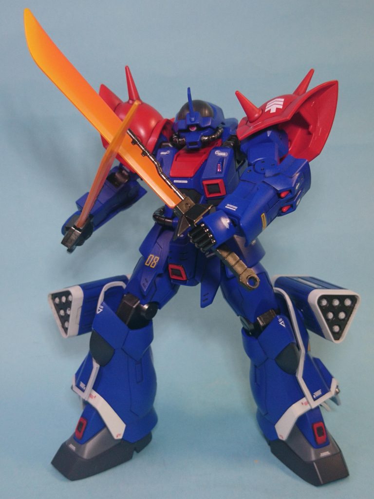 ヒートサーベルはグラデ塗りにしました。