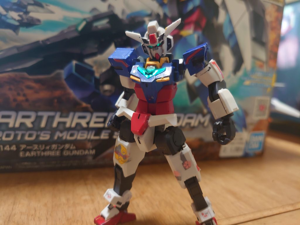 まずはコアガンダムですが、前回は00の顔と肩を付けていましたが、汎用性を充しし、もとに戻しました