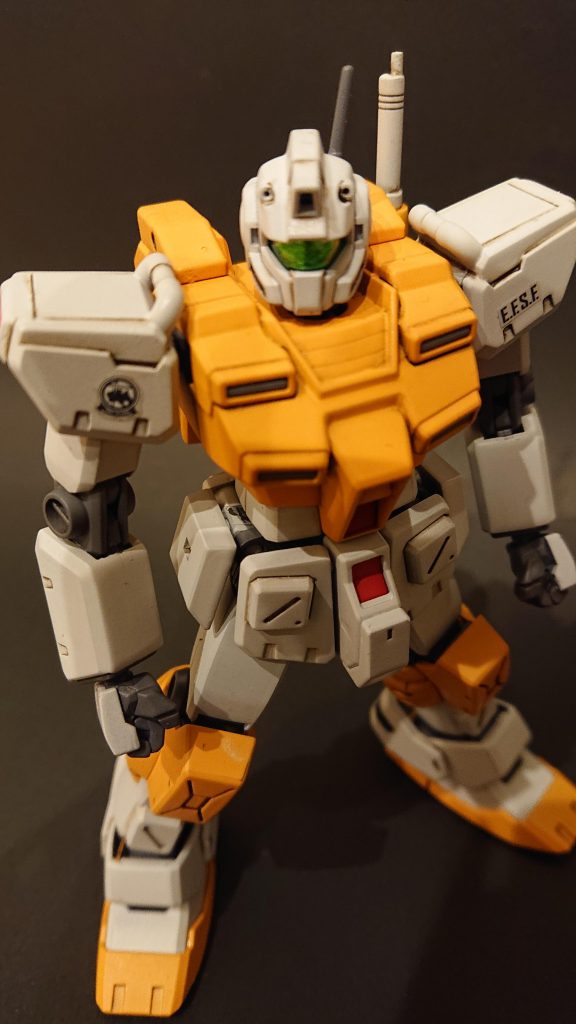 hgucパワードジム（２体目）–4枚目/制作者：ガンプラおじさん