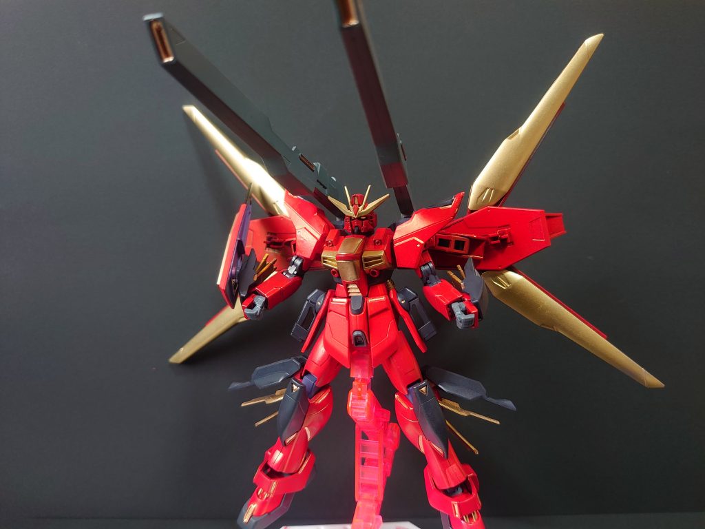 ツインサテライトキャノン！ちゃんとリアの装備でXになるようにしました。