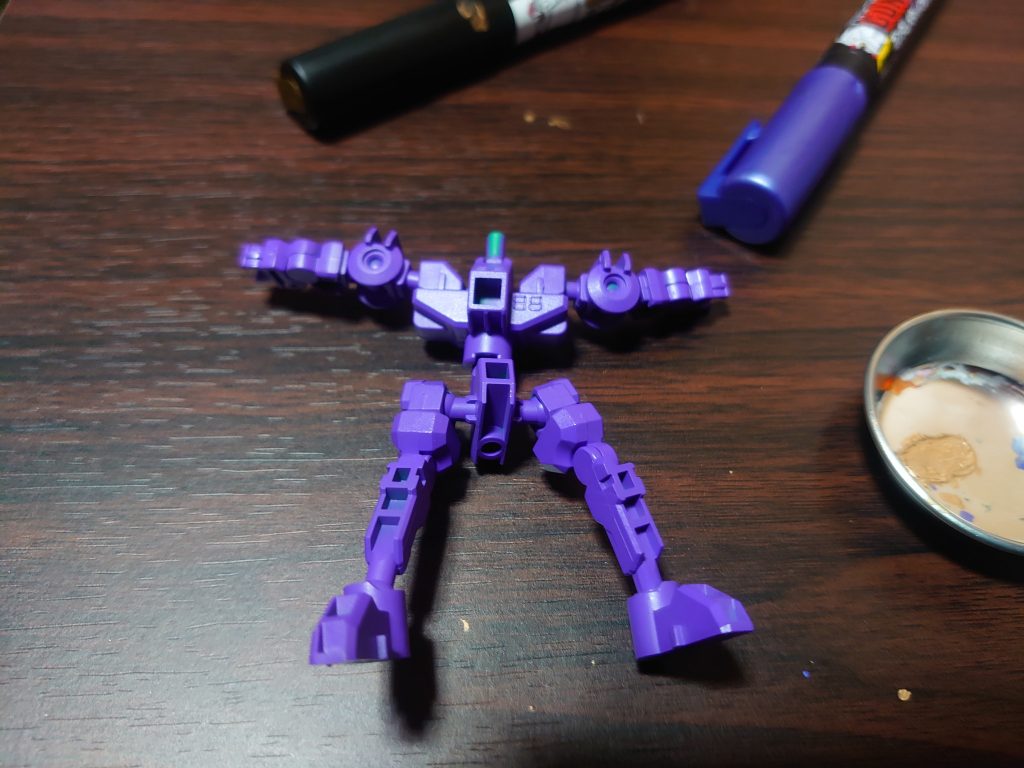 パープルの骨がなかったので自分で作成。