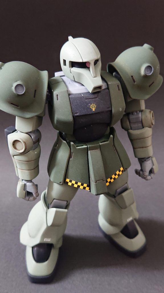 hgucザクⅠ（量産型カラー)–9枚目/制作者：ガンプラおじさん