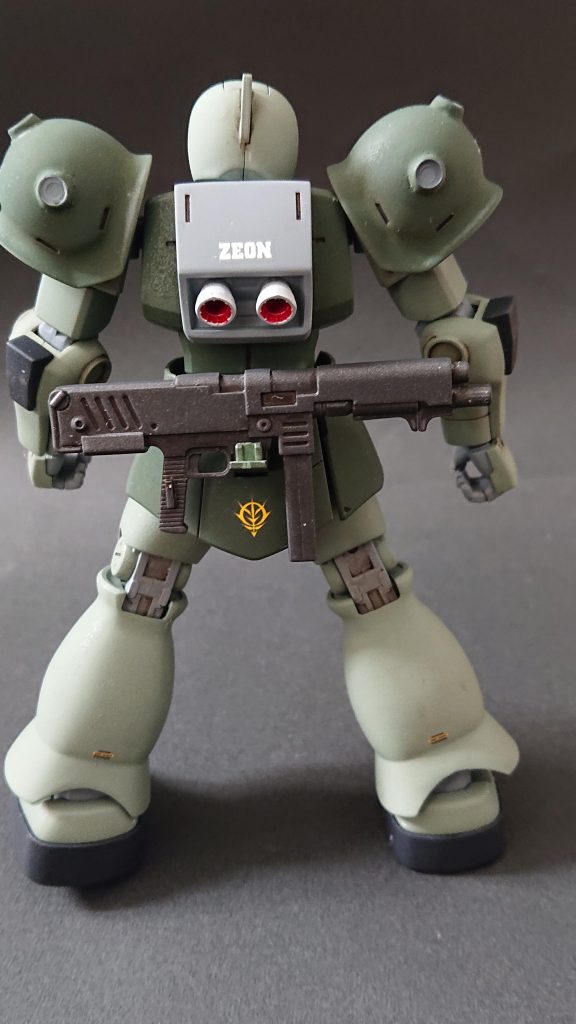 MMPマシンガンは腰に搭載可能にしました。