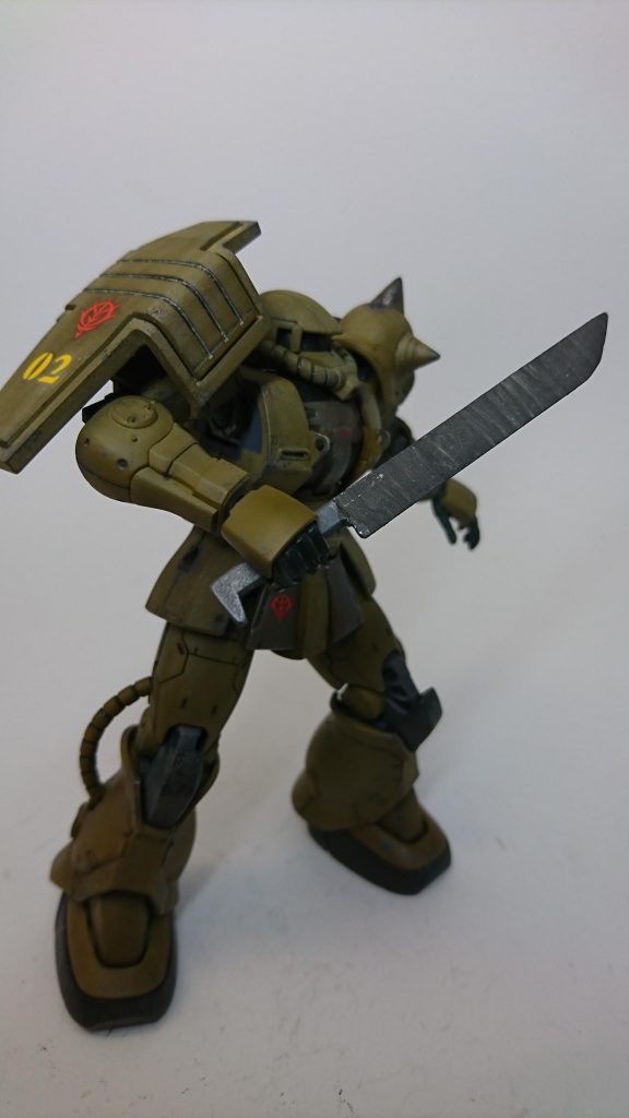 オリジナル武装その2
「試作型ヒートマチェット」
ヒートソードのプロトタイプの1つ。
戦力の消耗に伴い倉庫から引っ張り出された。