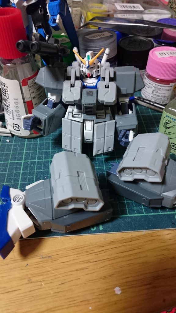 キットのチョバムアーマーに武装や装甲を付けただけの簡単改造