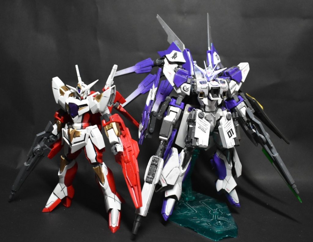 本家リボーンズガンダムと 装甲付けたら違って見える?