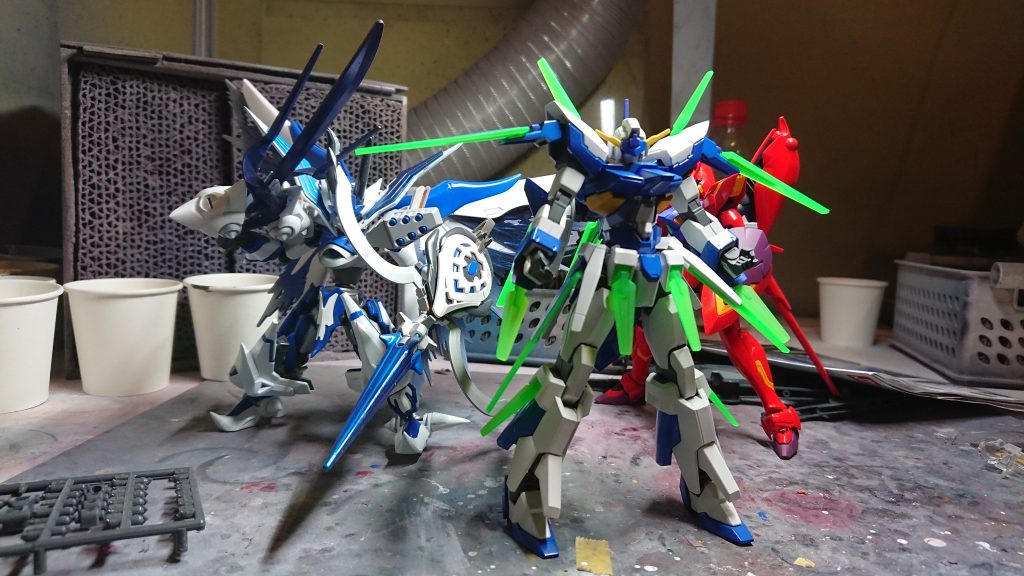 特段変わったことはしてません。カラーも説明書通り作りました。