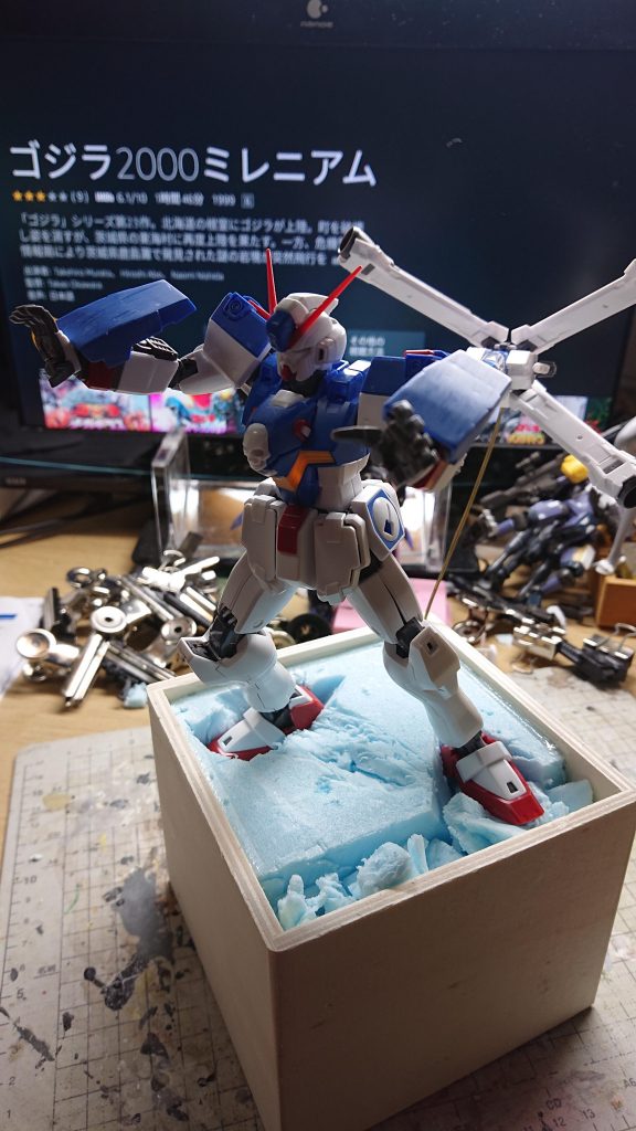 台座に苦戦しました…