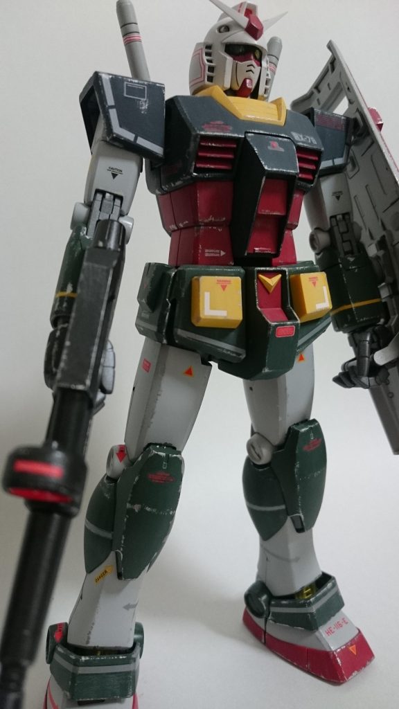 ver2.0が一番ガンダムらしさが出ていると思います。新しい物も良いけど、こちらもね。