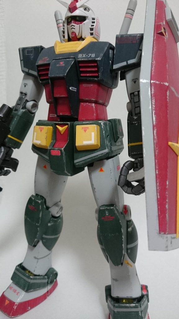 リアルタイプカラーのガンダム完成しました。