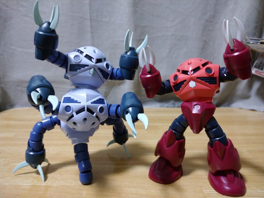 改造してないズゴックとのツーショット