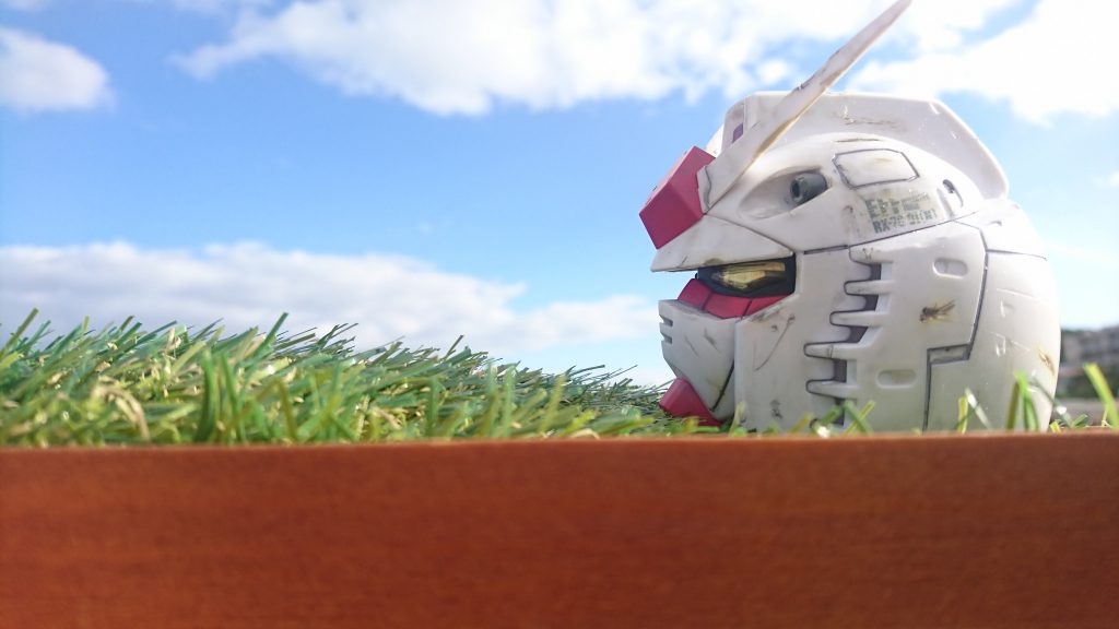 台座はダイソーで200円。
固定もしていないので表情が色々つけられます。(手抜き)