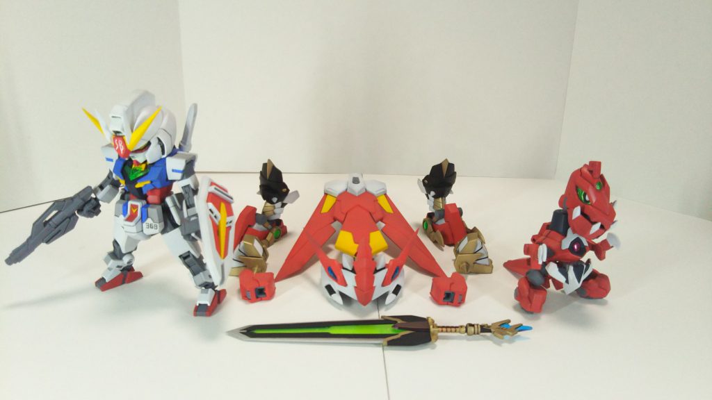 セット内容はこちら
サムバディーガンダム
コアドラゴン
セイバーアーマー