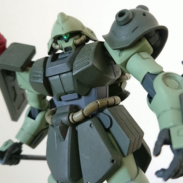 HGUC マラサイを緑に塗ってみた…
