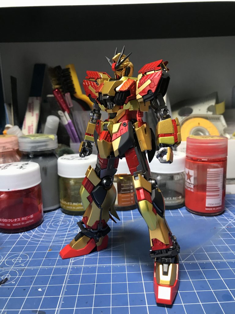 スターブライトゴールドとブラスで塗り分けしました！