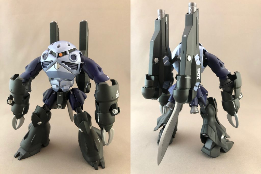 機体名: Gズゴック
ズゴックをベースに主にケンプファーアメイジングを使ってミキシングしました。