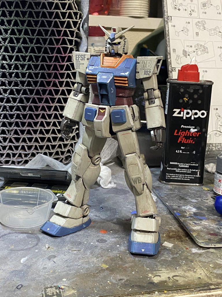 キャストオフ状態。多分今からでも外せると思うけど、塗膜ハゲそうで怖くてできない…