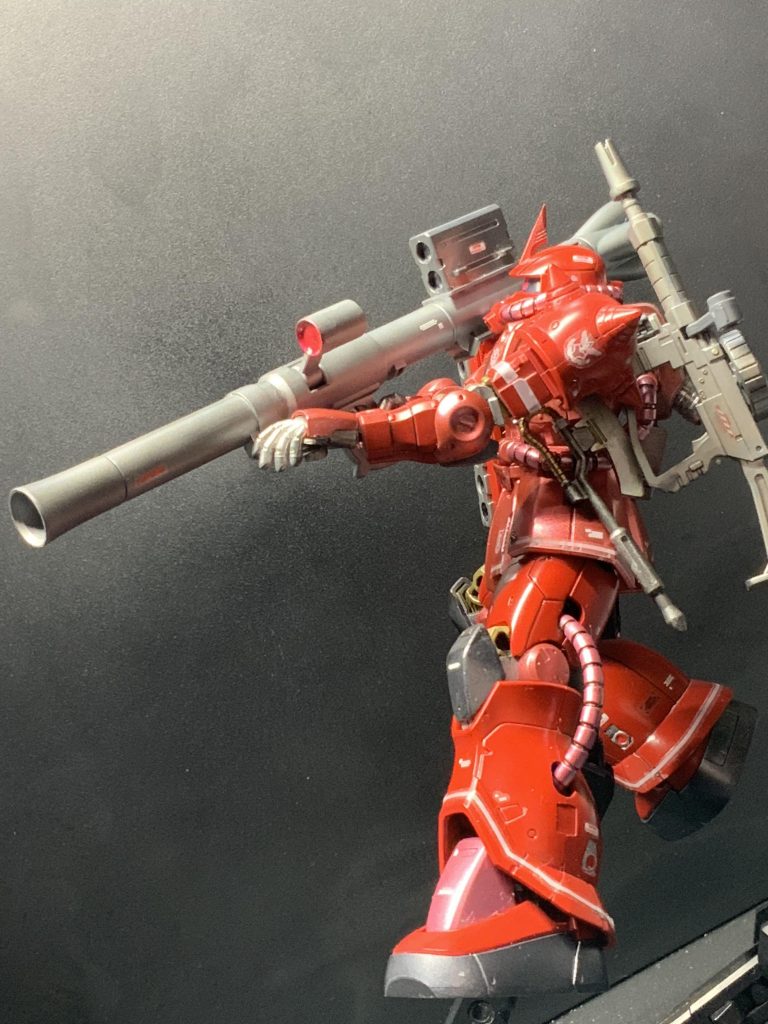 HG MS-06SF ザクII 新型か、これなら通常の3倍、否、フェラーリ仕様だから6倍と言うところか⋯–2枚目/制作者：sora