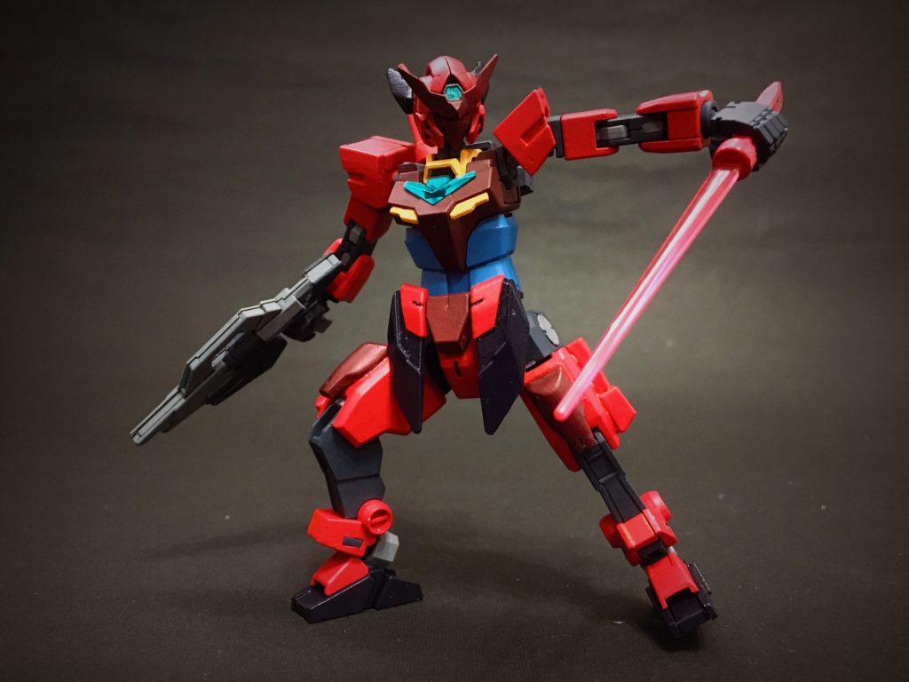 装備はコアスプレーガン、コアサーベルと変更していないが、シールドはオミットした。