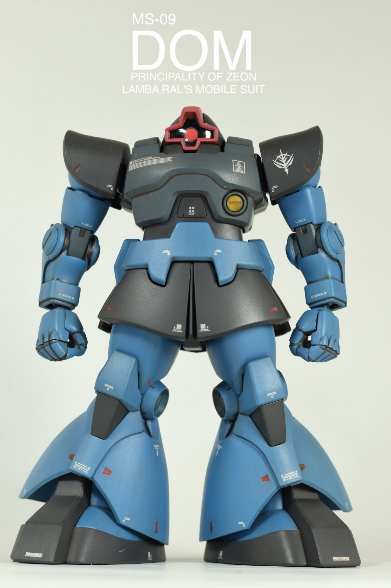 HGドム ランバ・ラル専用機｜LEDsenさんのガンプラ作品｜GUNSTA（ガンスタ）