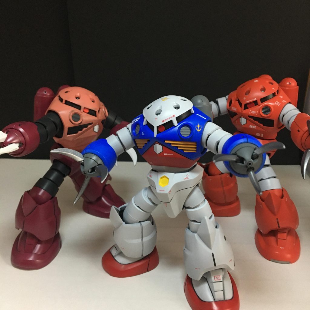 手元にある他のズゴックと撮影