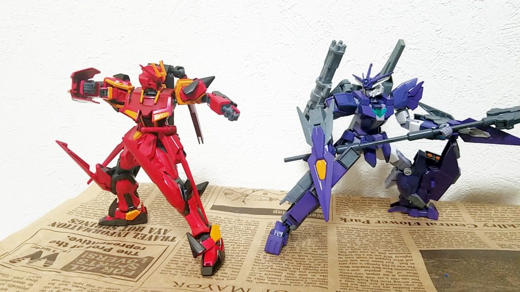 前回作ったヴァイオベルトガンダムとは一方的にライバル視してる模様
(個人的にはブラスドレッドにはヤンキーが操っててヴァイオベルトは修行僧が操ってるイメージ)