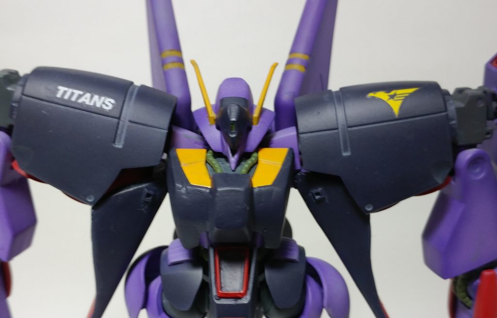 各部デカール。今回は控えめにしました。