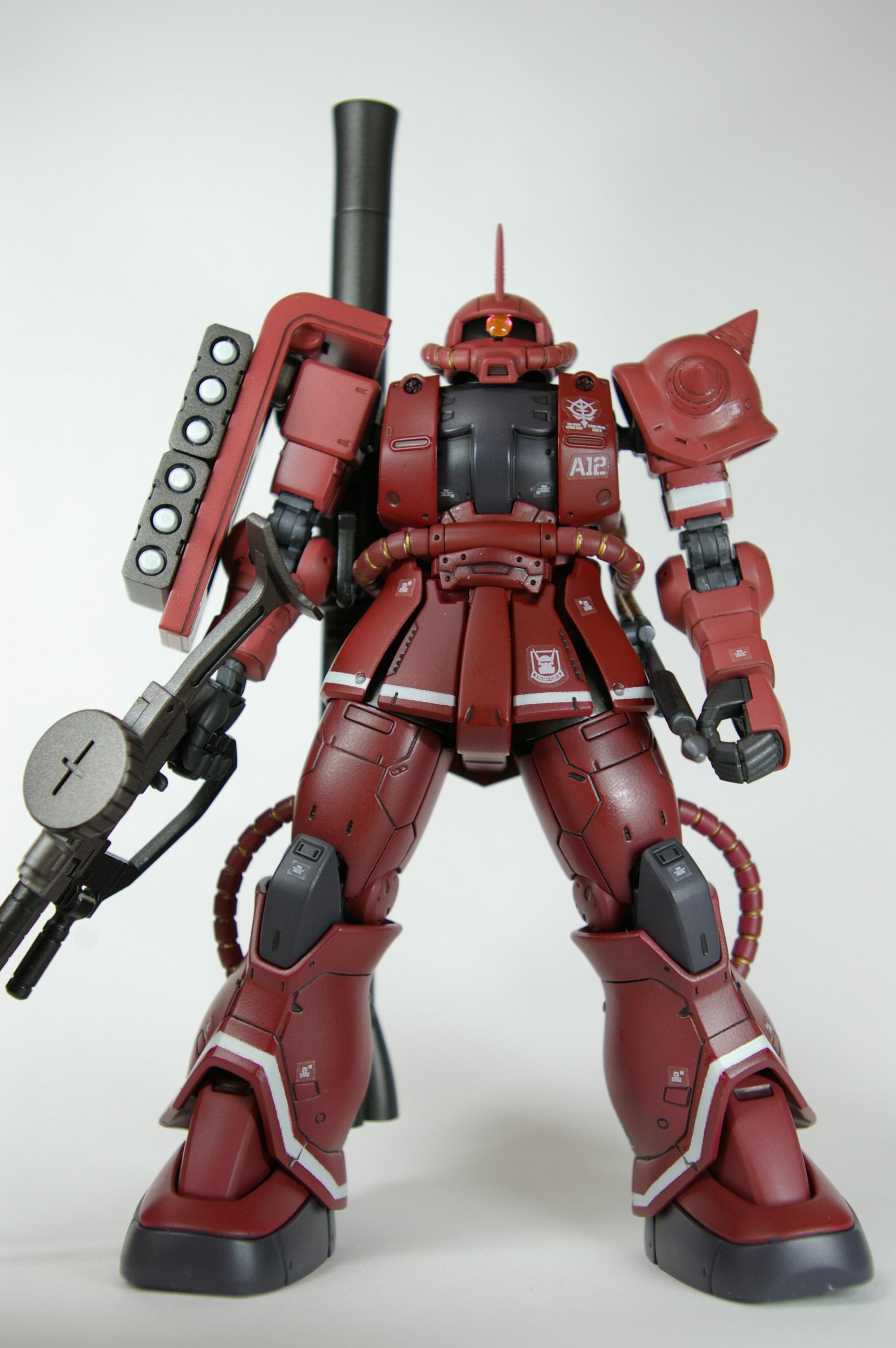 Hguc シャア専用ザクii 赤い彗星ver インドネシアみっくさんのガンプラ作品 Gunsta ガンスタ