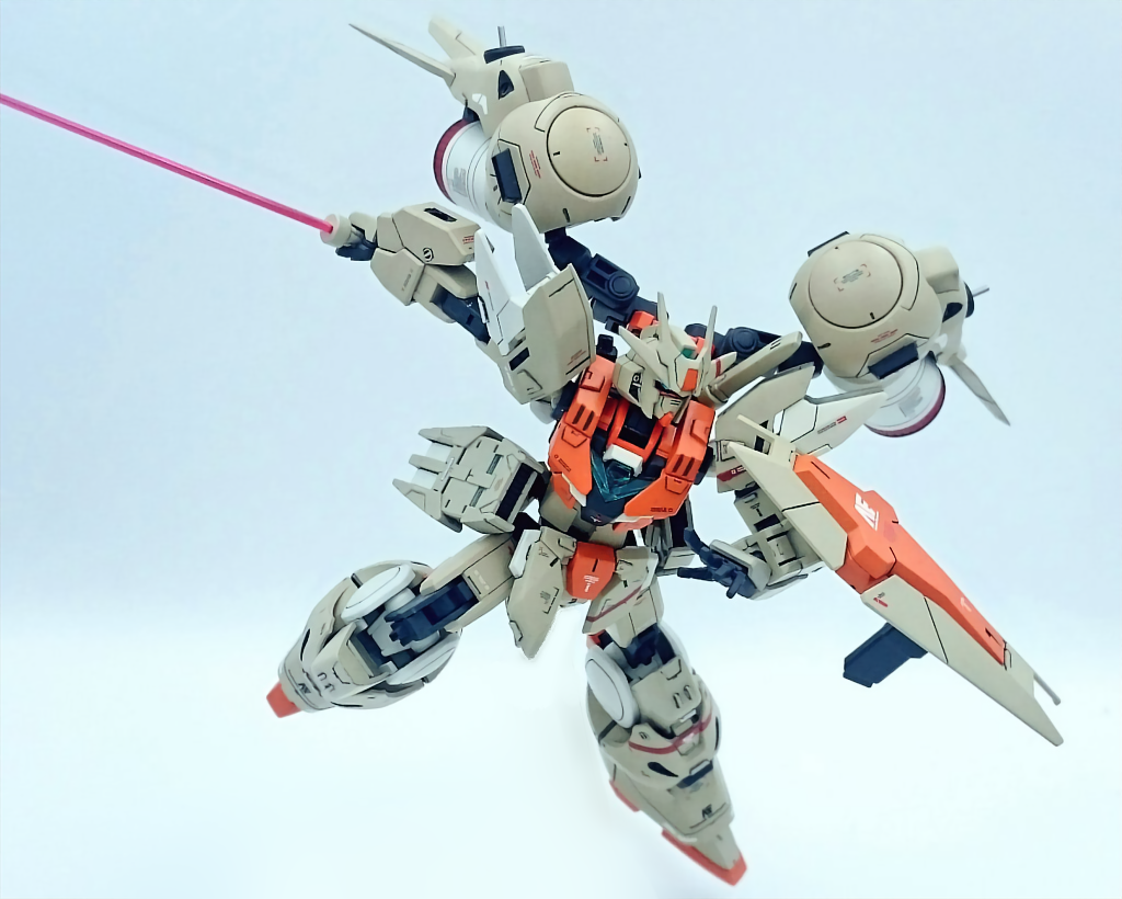 アクション
コアガンダムが元々可動範囲も良好なため色々とアクションが豊富に出来て良い感じです！