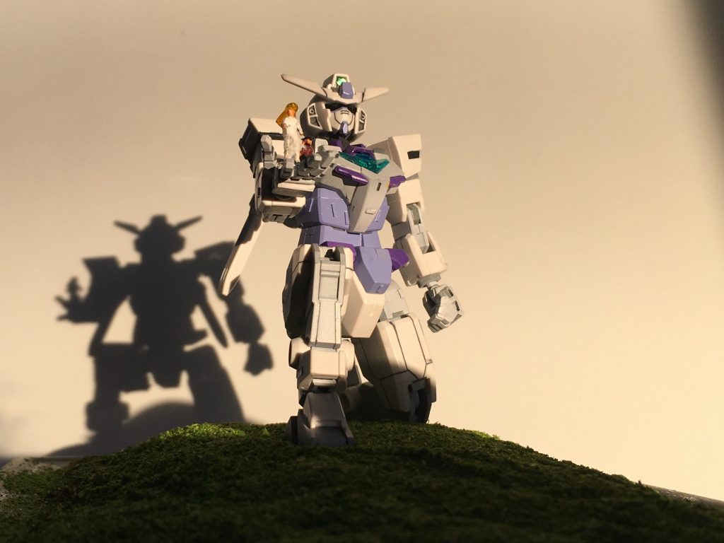 時間が限られていたため若干陰ってしまいましたが、方向を変え撮影です。
緑粉が青のり感あって、もう少し背丈の高い具合にできたら再現度上がっていたかな、と。