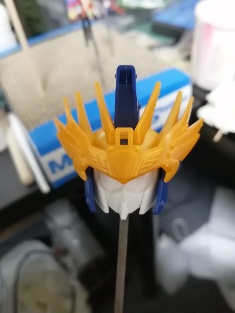 ここから始まりました。陸遜の頭と曹丕の兜です。