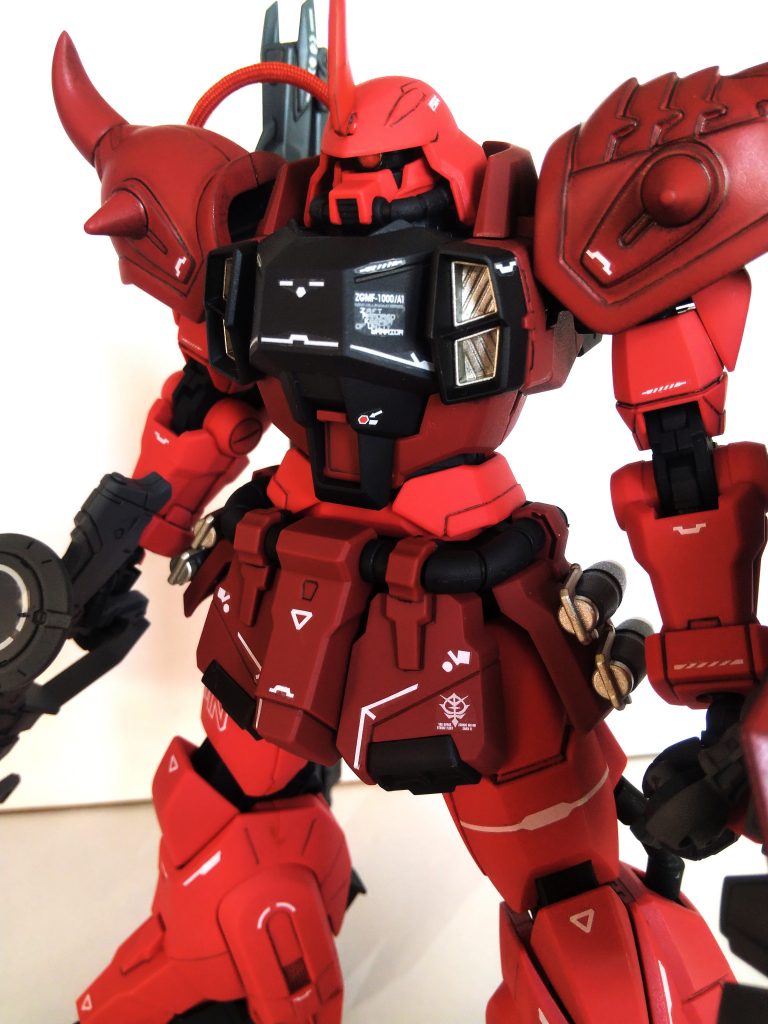 近影。ジオンマーク入り。