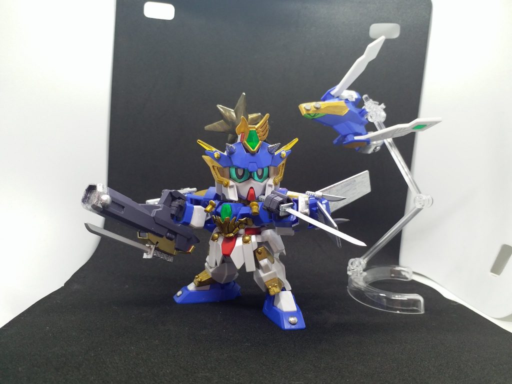 跨年完成，最终新一年製作完！ 改名'三世鎧頑駄無，換裝凰鎧，炮鎧！最後一張同場加影兄弟機age2, age fx，尚欠age 1 了……–2枚目/制作者：Kaichi Wong